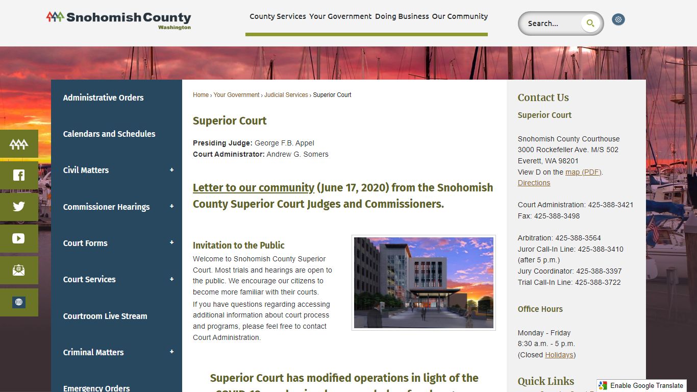 Superior Court | Snohomish County, WA - Official Website